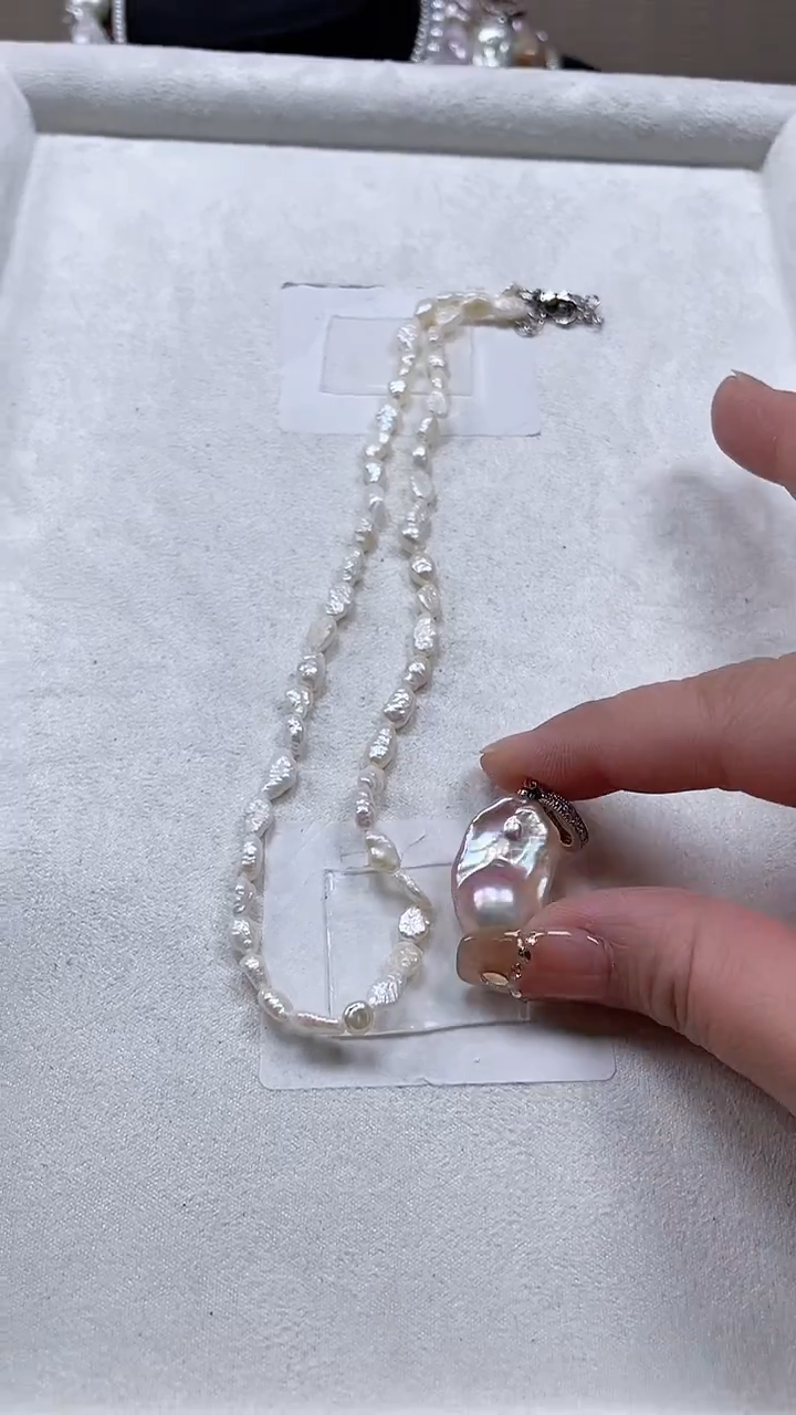 未镶嵌套装淡水珍珠【纯恬饰品】