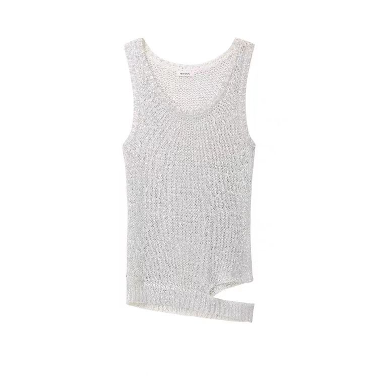 【景致】AVVENN春季百搭基础修身背心T恤AM11202535