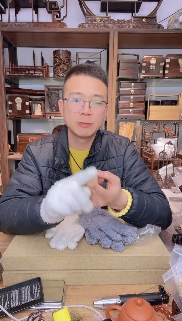 【闪购商品】乌木类书架197盘玩手套2副