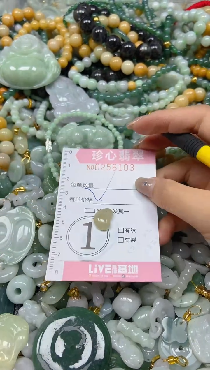 翡翠未镶嵌颈饰闪购0256103