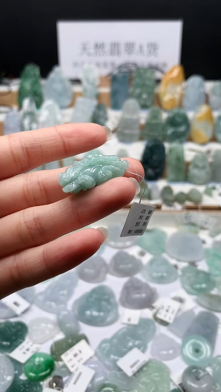 吊坠(不含链)未镶嵌翡翠8白菜
