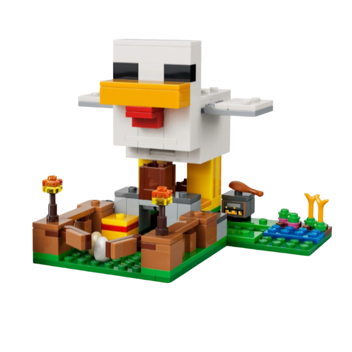 正品m 我的世界人仔/肉包 21585 鸡舍 全新杀肉 