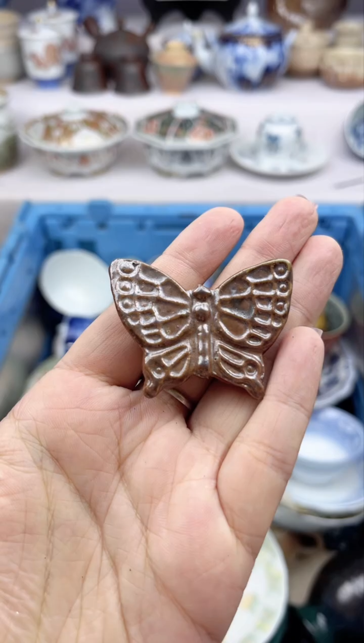 【闪购商品】瓷片999备前蝴蝶            