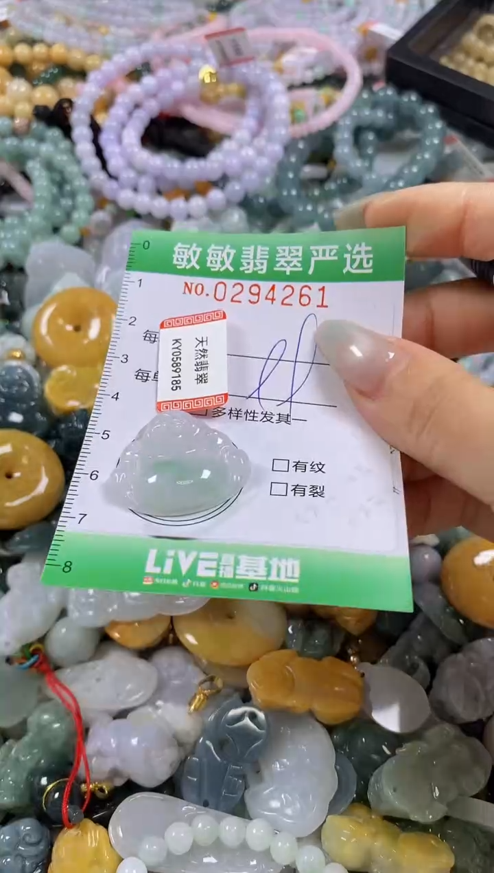 翡翠未镶嵌颈饰闪购0294261
