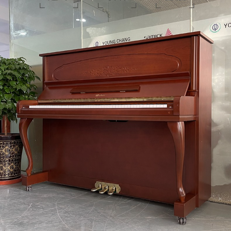 英昌高端韦伯韩国原装进口中古钢琴实木家用考级近代演奏二手钢琴