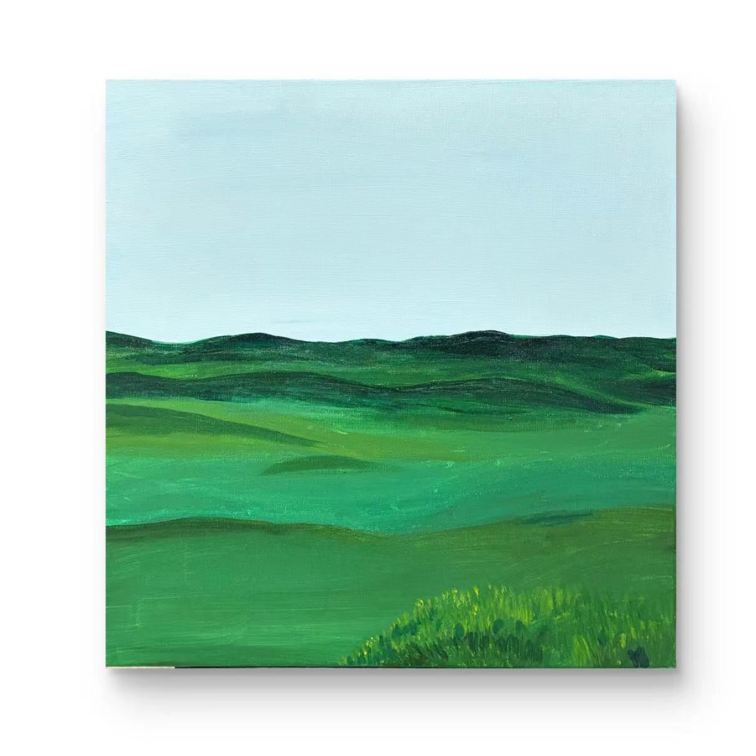 【 惬意】“50*50” No.150 纯手绘挂画
