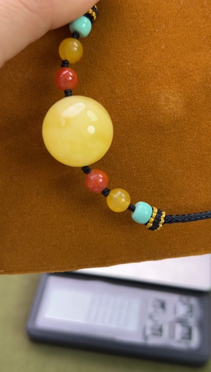 裸石琥珀未镶嵌琥珀蜜蜡吊坠