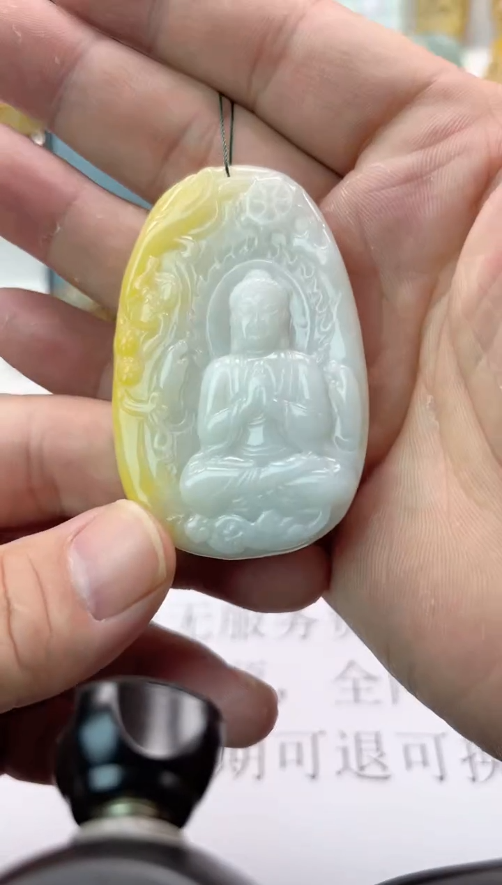 【闪购商品】翡翠颈饰未镶嵌天然a货翡翠