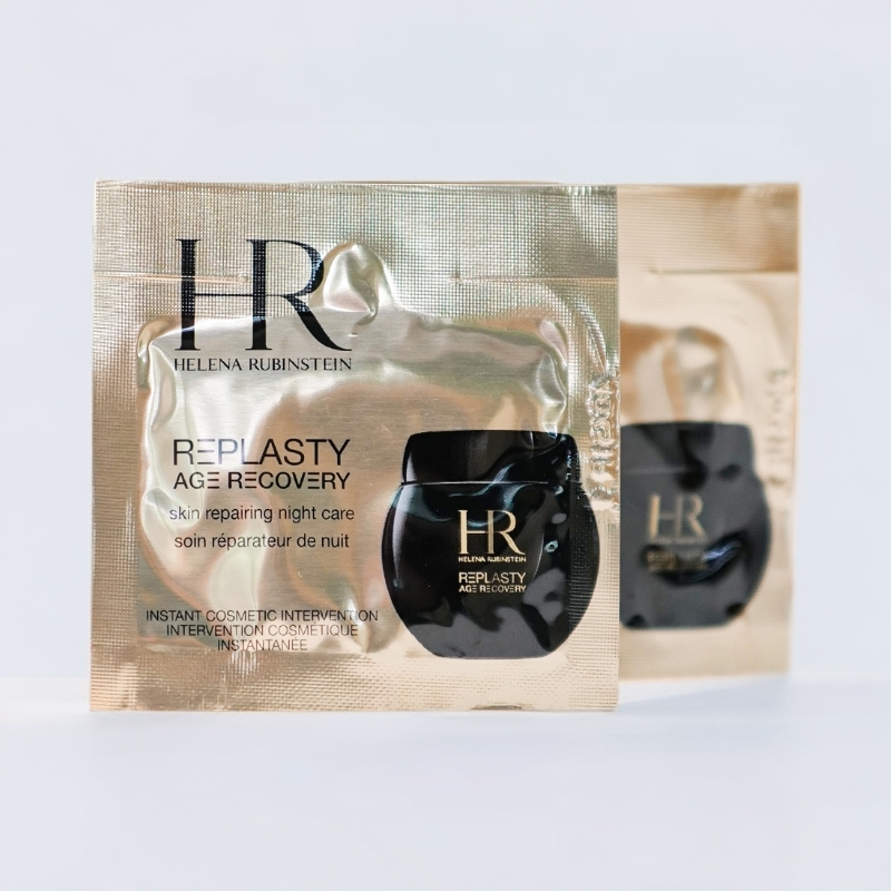 赫莲娜黑绷带夜霜 活颜修护晚霜1.5ml*1片黑绷带面霜玻色因