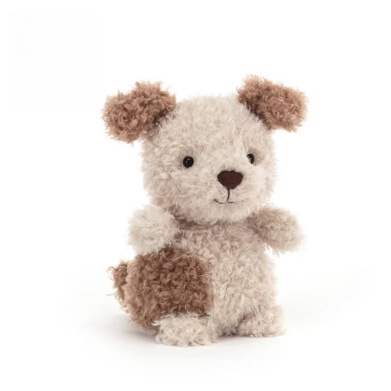 英国卷毛小狗短腿可爱毛绒玩具玩偶宝宝陪伴安抚送礼物