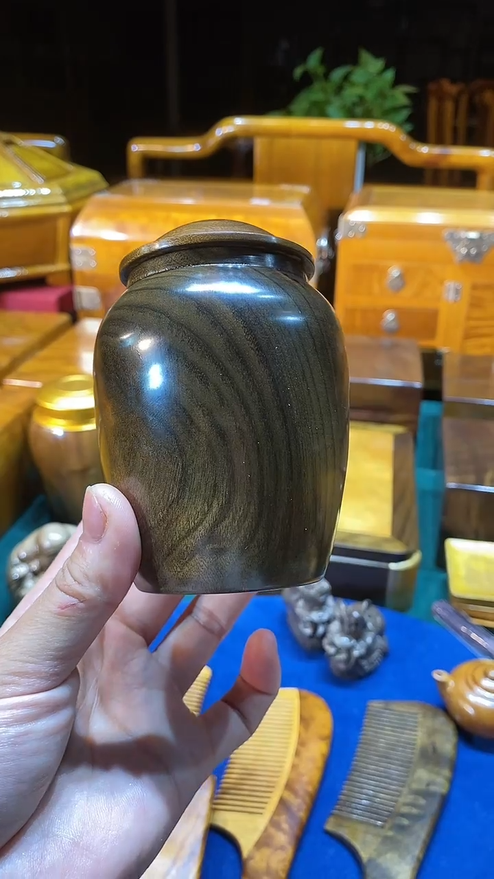 【闪购商品】金丝楠木艺阴沉木 茶叶罐