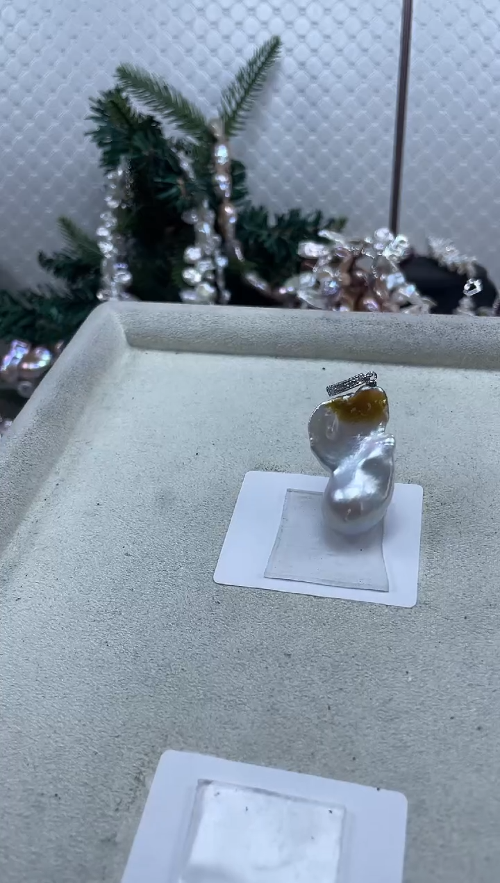 淡水珍珠未镶嵌吊坠(不含链)【纯恬珍珠】