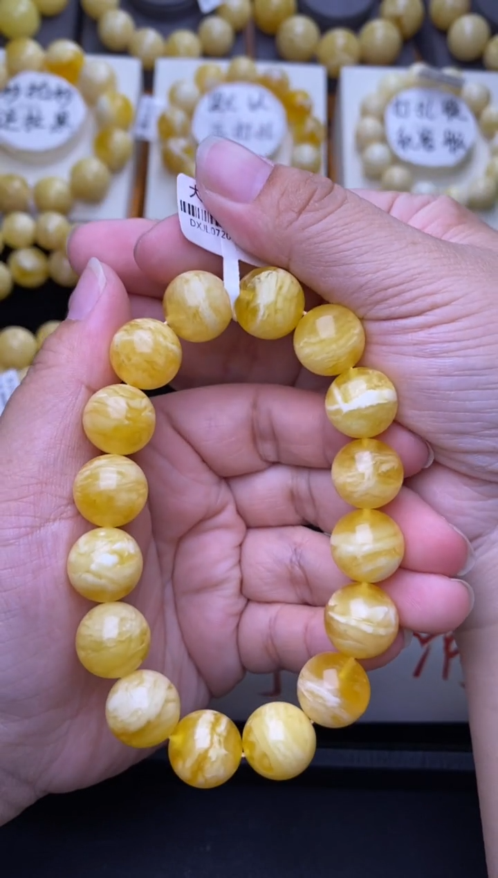 裸石琥珀未镶嵌樱**桃大小姐珠宝严选92