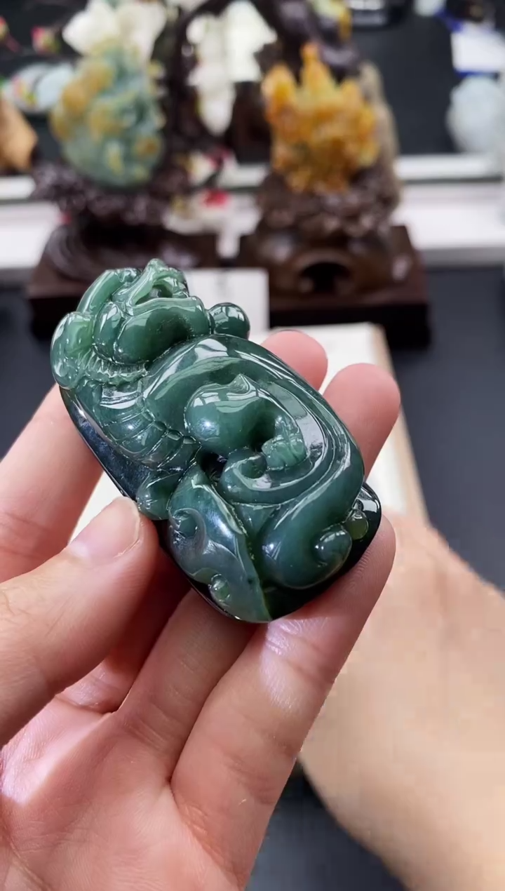 颈饰未镶嵌翡翠天然缅甸A货翡翠