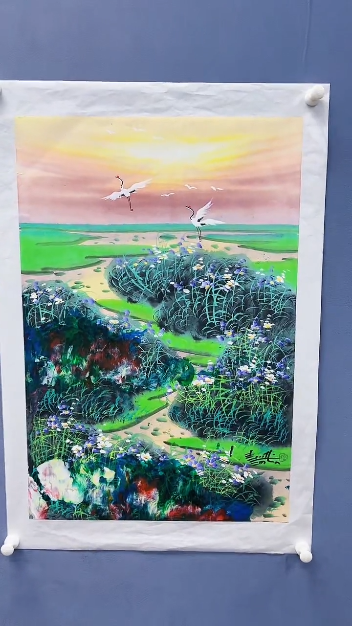 【闪购商品】绘画赵燮绘画2.7平尺抽象山水