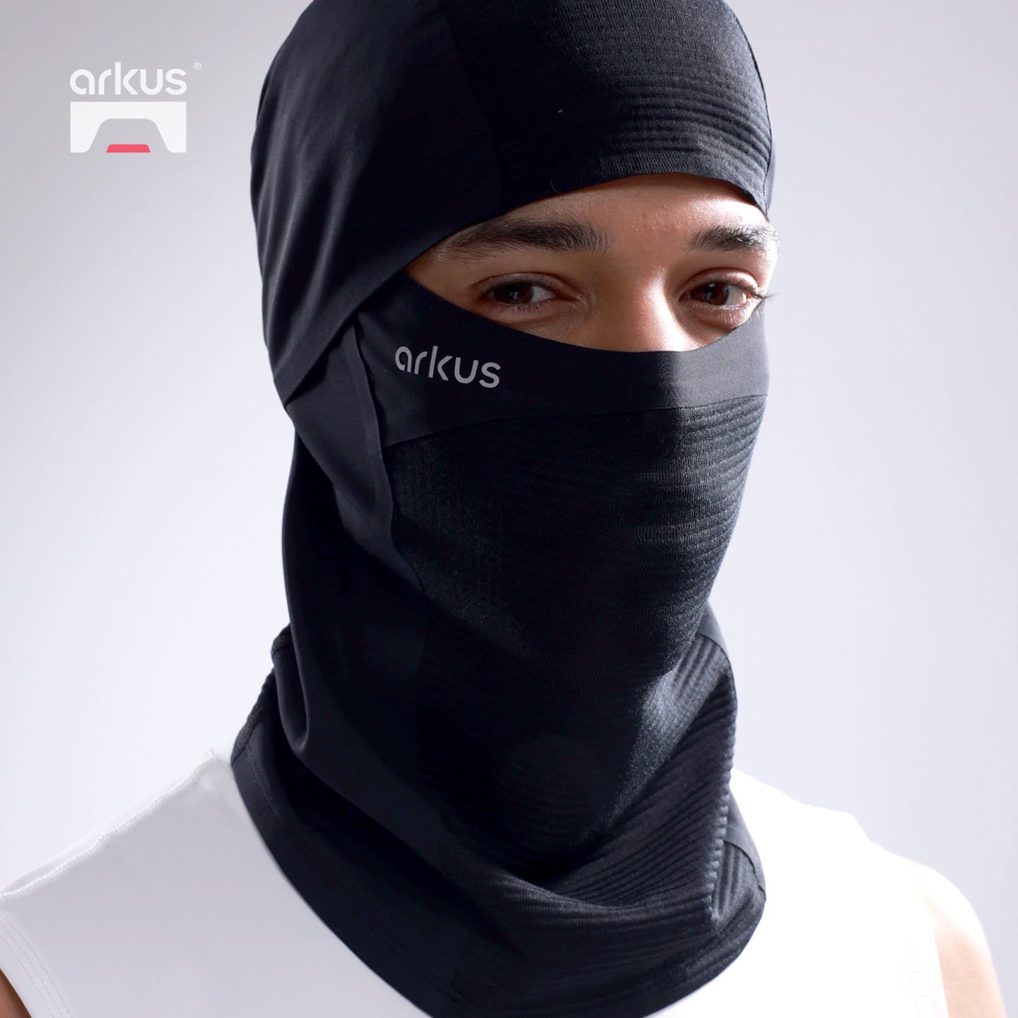 沈阳冷山2526新款ARKUS滑雪护脸美利奴羊毛透气速干保暖防风亲肤