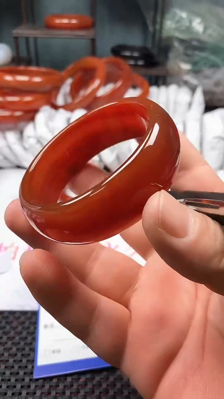 【闪购商品】玛瑙/玉髓手镯未镶嵌326-58多样性发货看清圈口下单