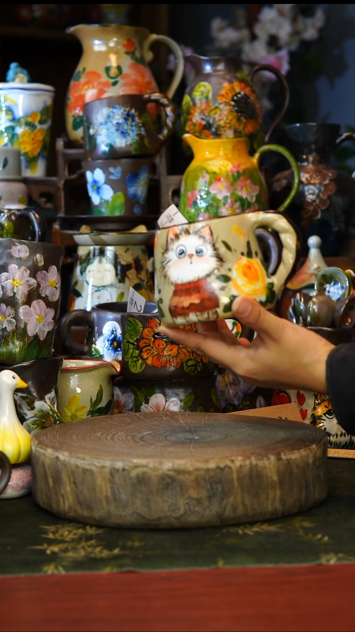 陶瓷22景德镇手工手绘釉下彩