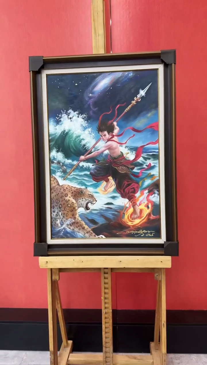 油画24曹雪岩   签约油画   50*75