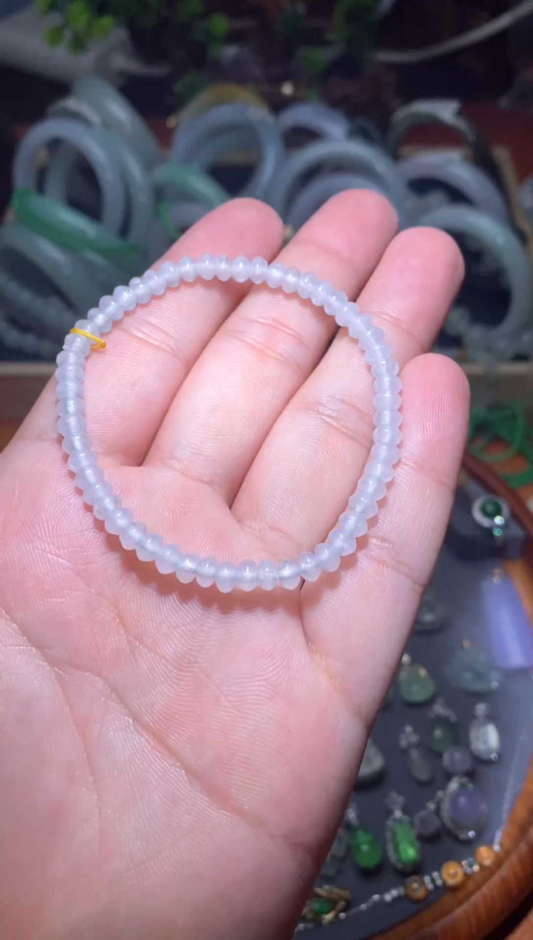 【闪购商品】翡翠手链未镶嵌/12/手串