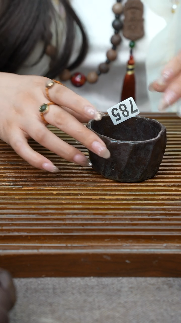 万古烧粗陶手工茶具