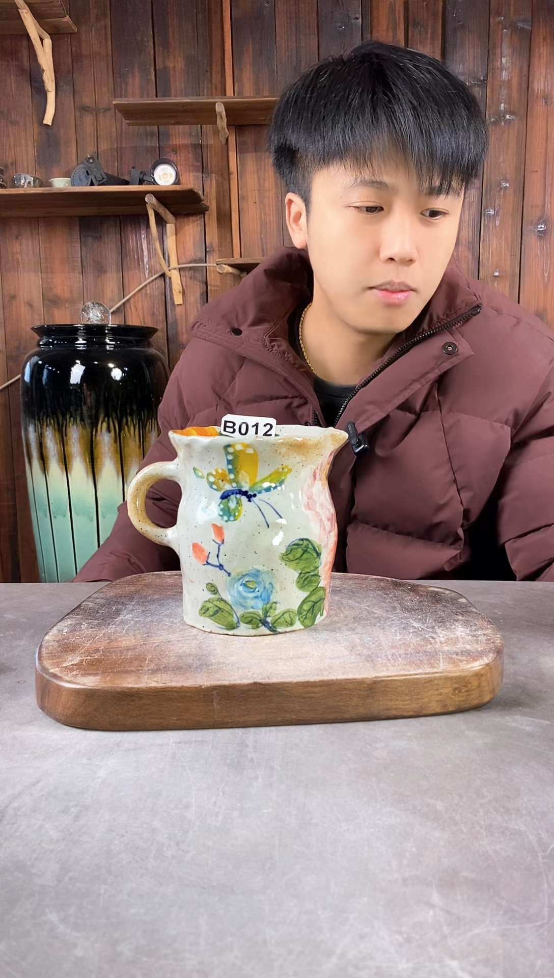 【闪购商品】碗012，手工手绘，新年快乐！