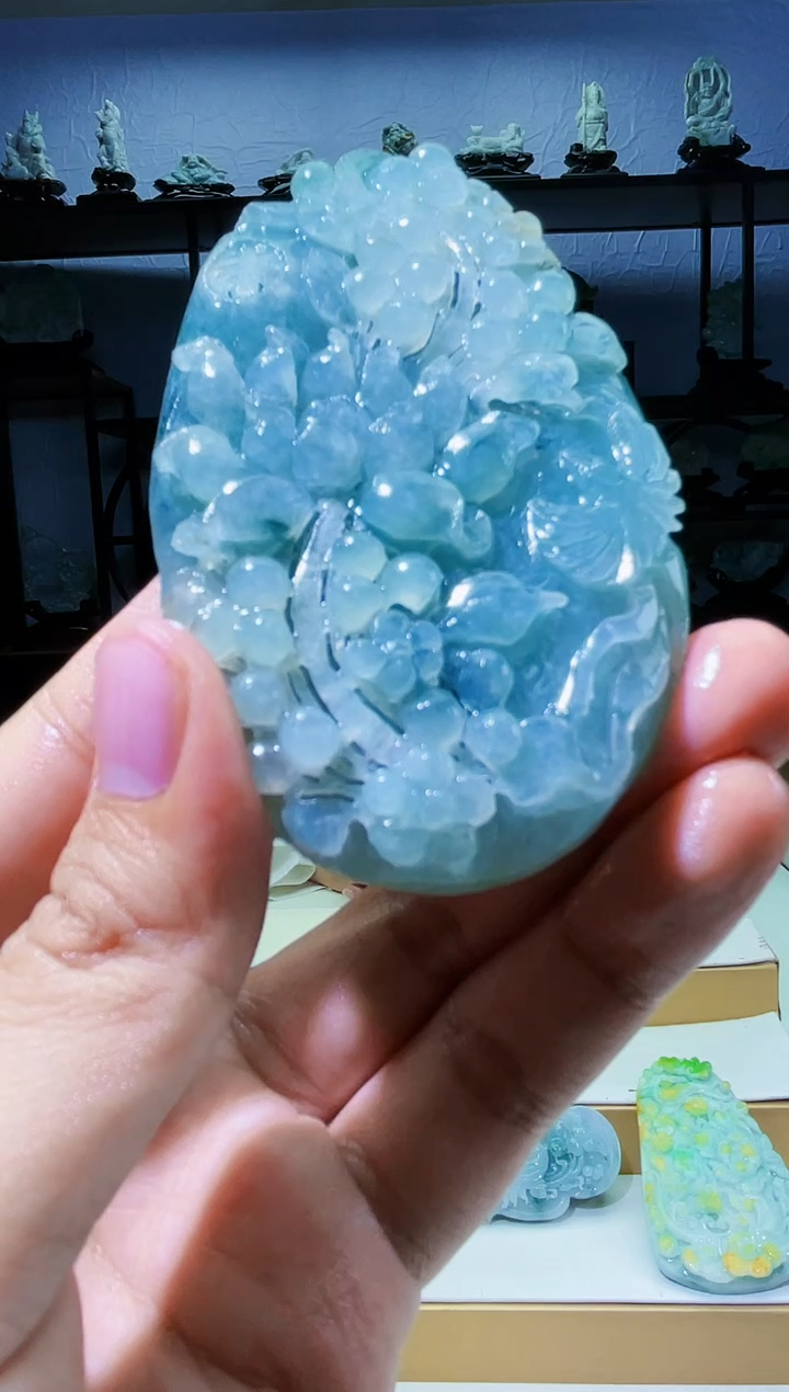 【闪购商品】定制翡翠未镶嵌毛货02210096