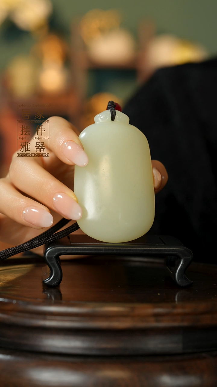 玉《如意手把》摆件