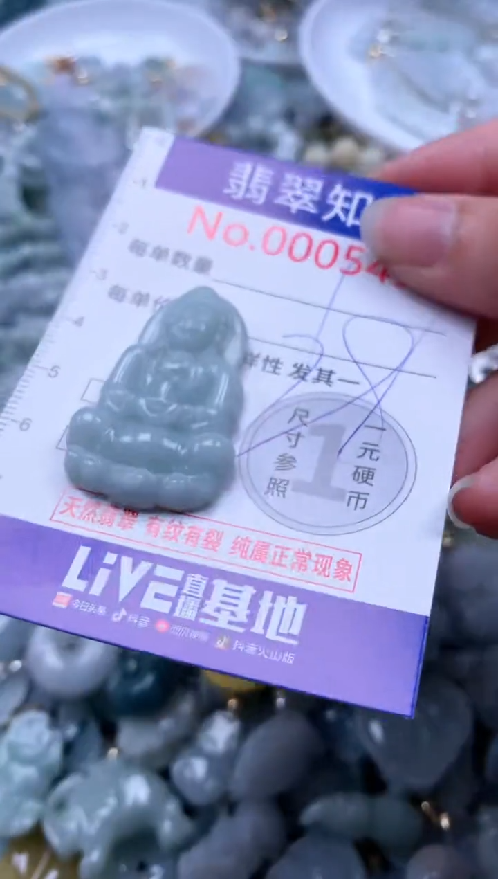 翡翠未镶嵌吊坠(不含链)5493