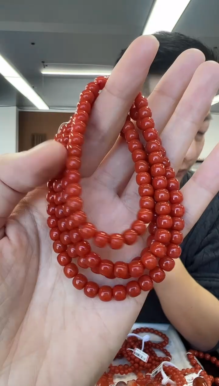未镶嵌手链南红玛瑙A15老型珠多圈南红手串5mm+