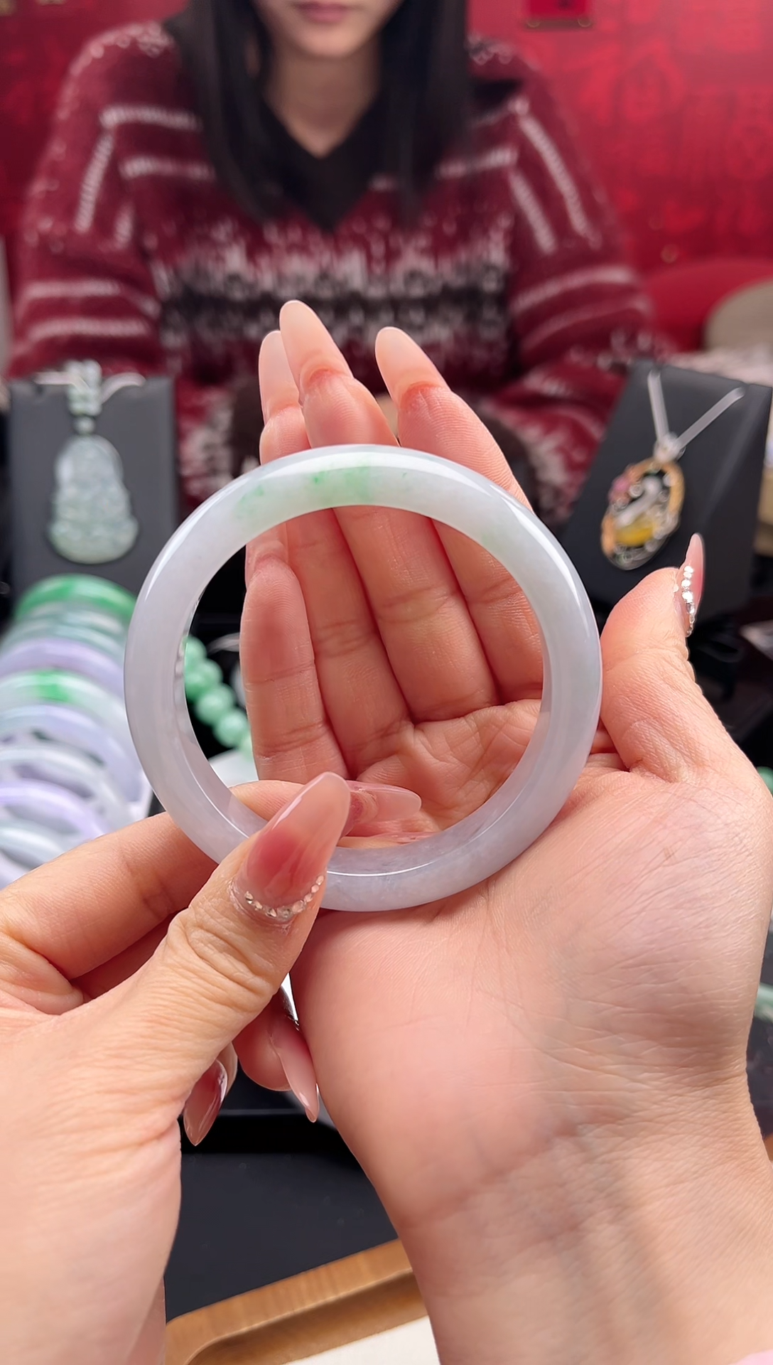 【闪购商品】翡翠手镯未镶嵌手镯