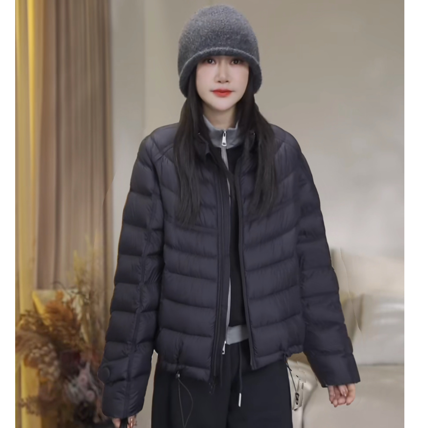 JW/静稳潮流新品时尚休闲女款减龄白鸭绒羽绒服5552310