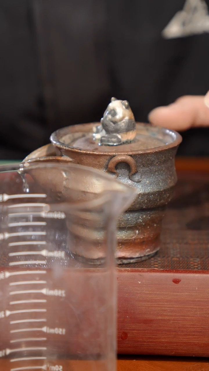 陶瓷奢瓷/瑞寅柴烧茶器（宝瓶）223微瑕