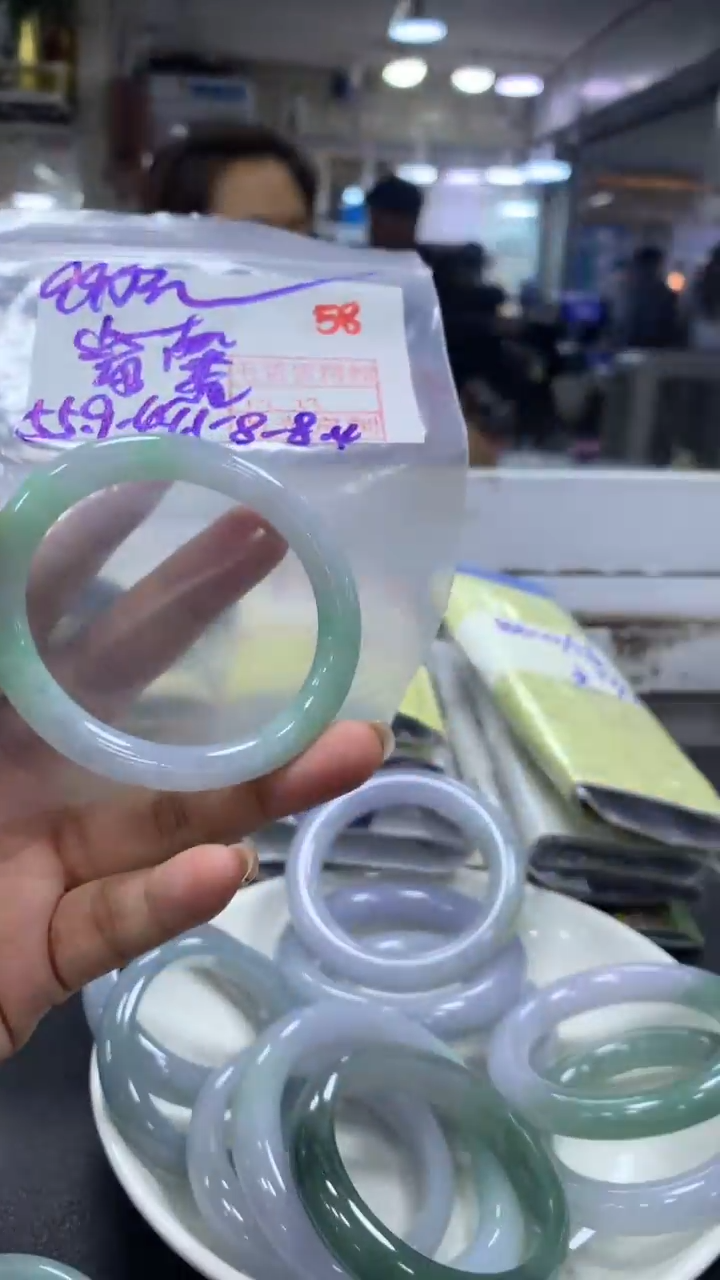 未镶嵌定制翡翠紫*毛货需精细抛光+拍一发一+58