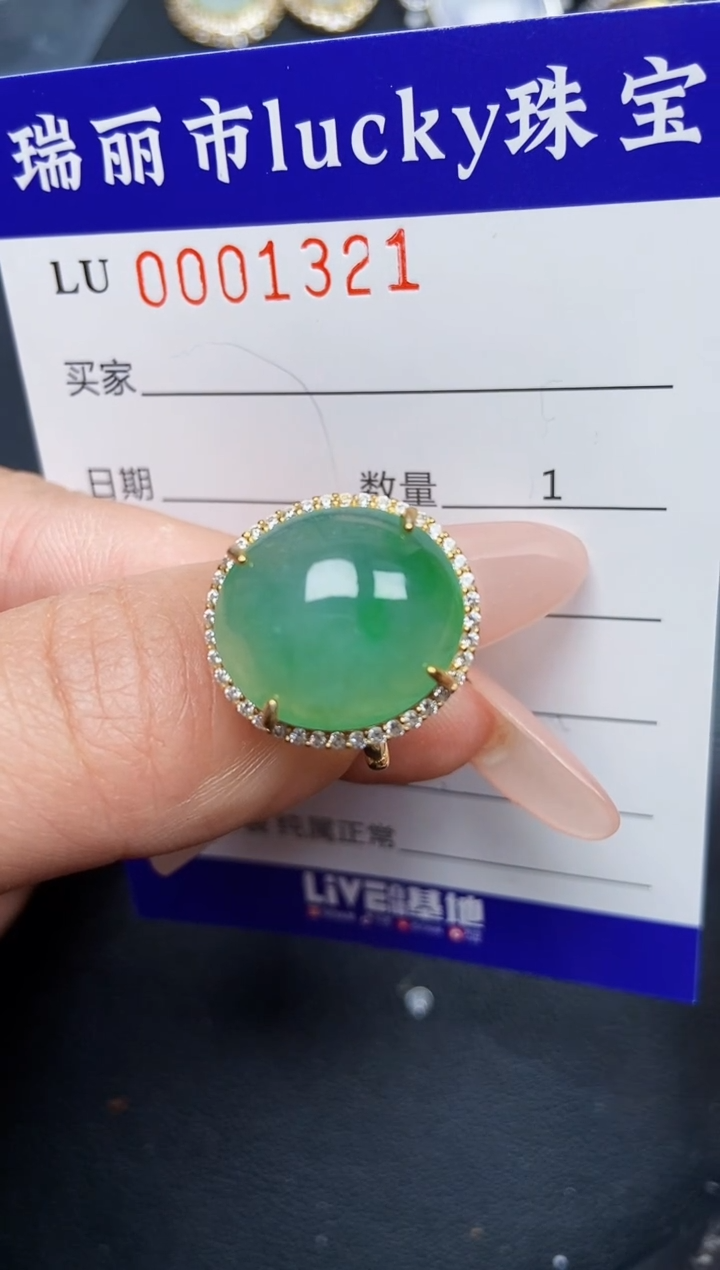 【闪购商品】翡翠颈饰银S925镶嵌1321