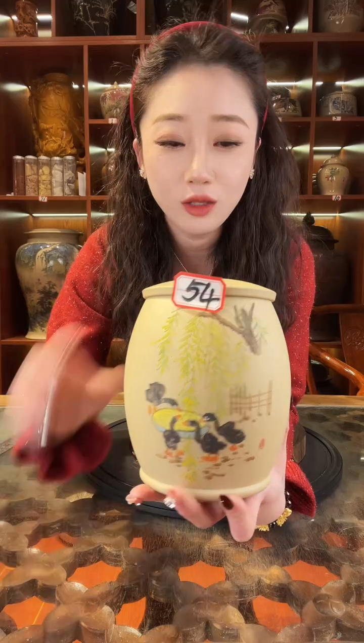 【闪购商品】缸云南建水紫陶白泥小茶罐@54