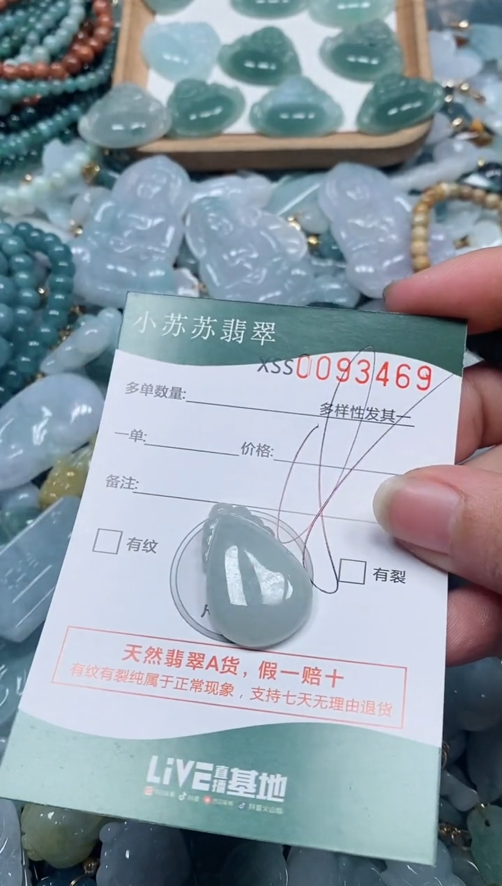 【闪购商品】翡翠颈饰未镶嵌闪购商品0093470