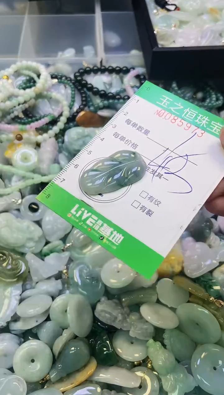 翡翠未镶嵌颈饰闪购0085973