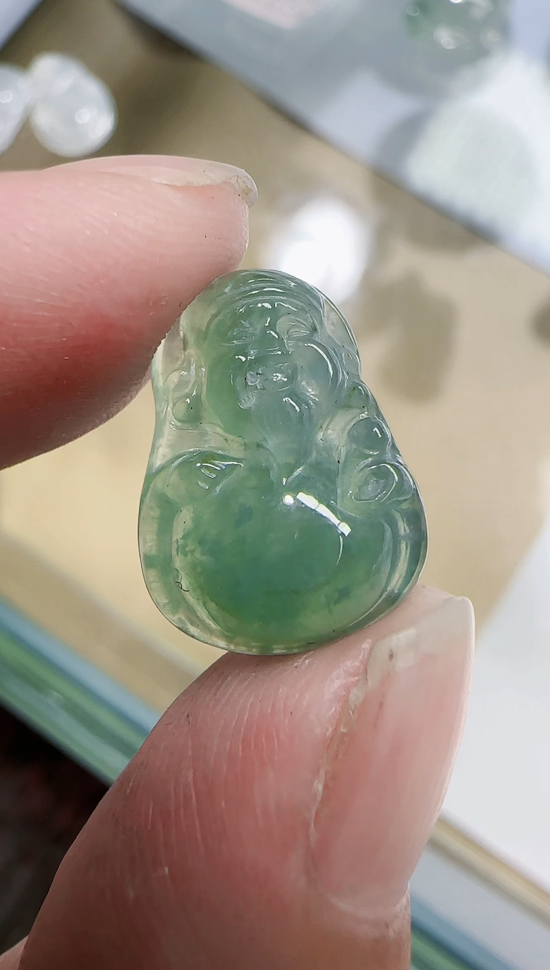 翡翠未镶嵌颈饰缅甸翡翠A货