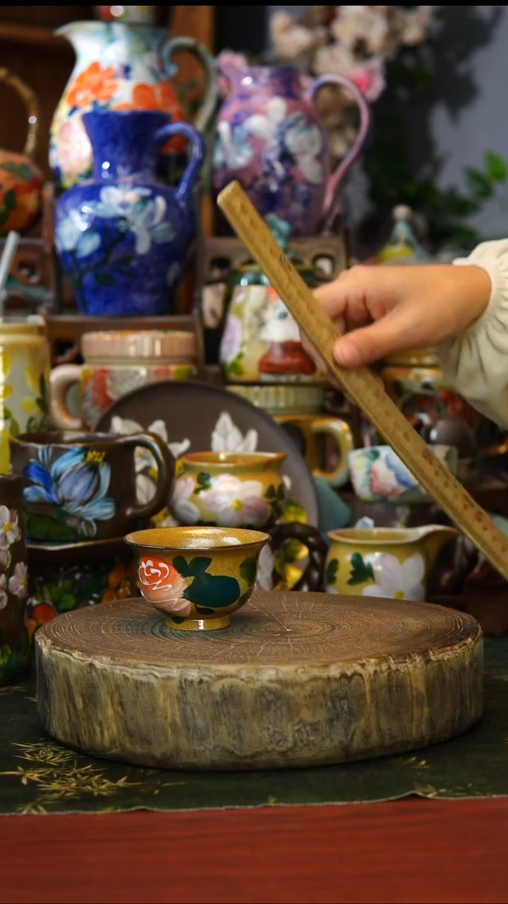 陶瓷12景德镇手工手绘釉下彩