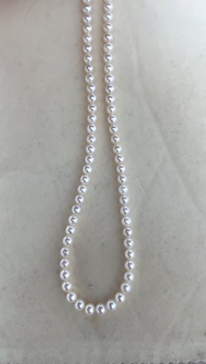 【闪购商品】淡水珍珠颈饰18K金镶嵌项链