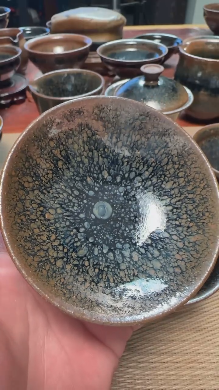 【闪购商品】茶盏通天龙窑柴烧建盏