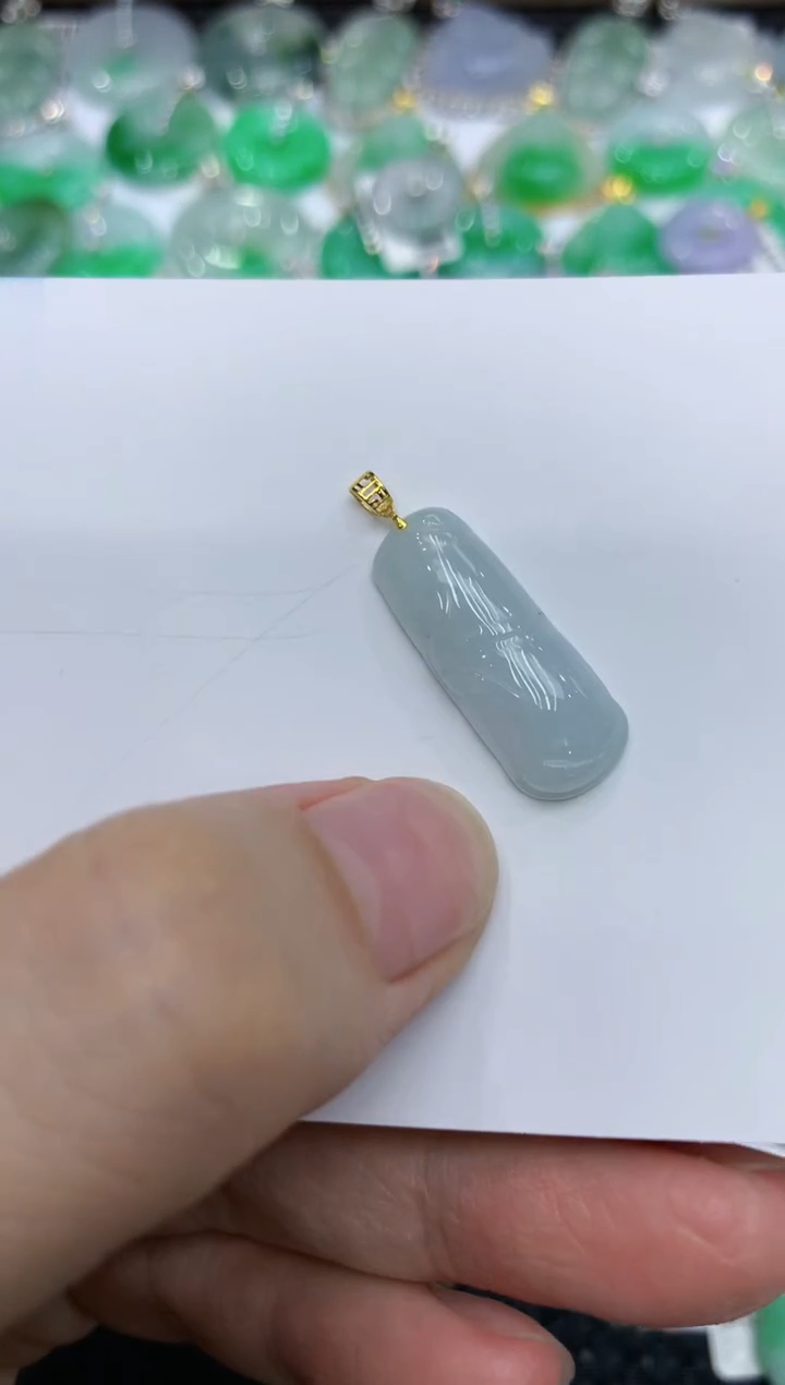 【闪购商品】翡翠颈饰18K金镶嵌11111111111