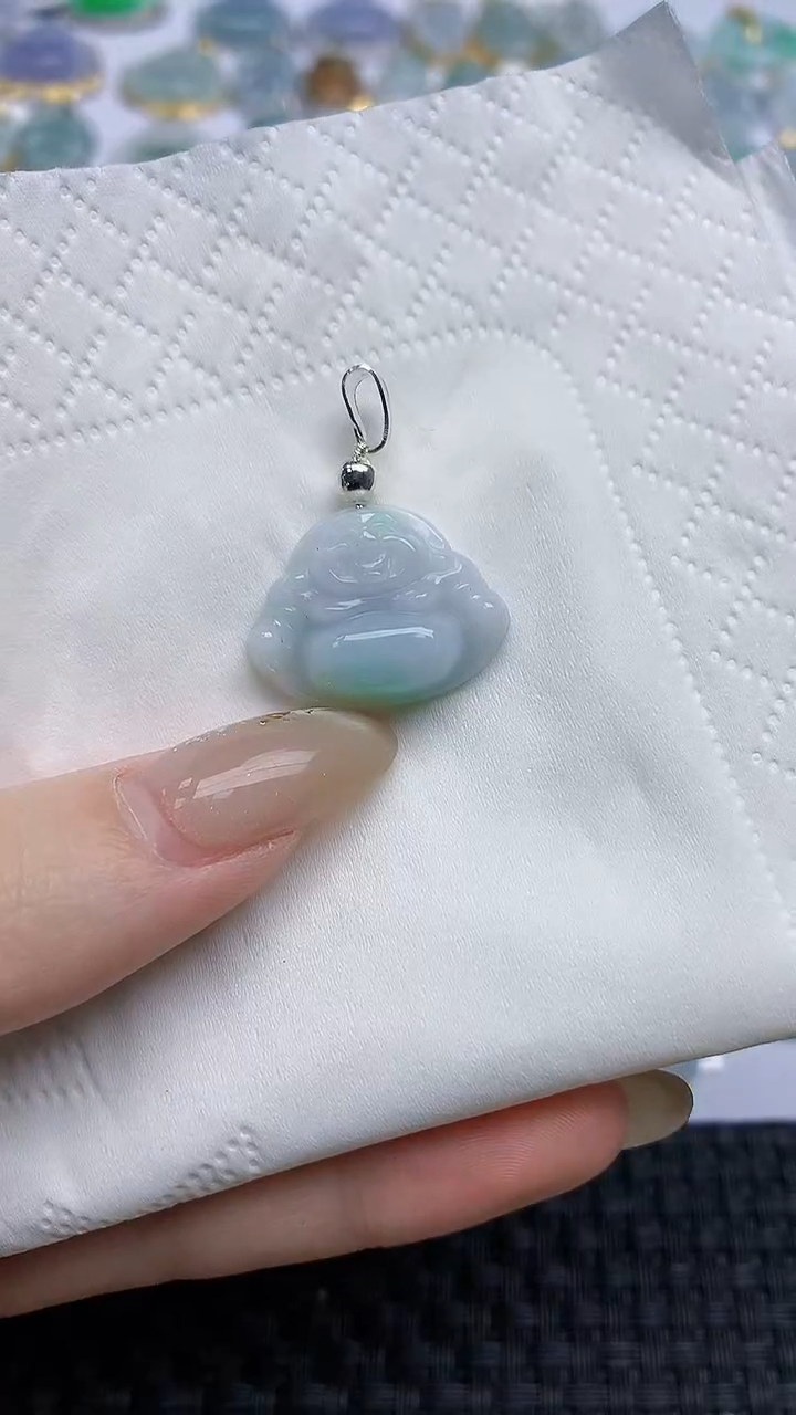 【闪购商品】翡翠颈饰未镶嵌天然A货翡翠 