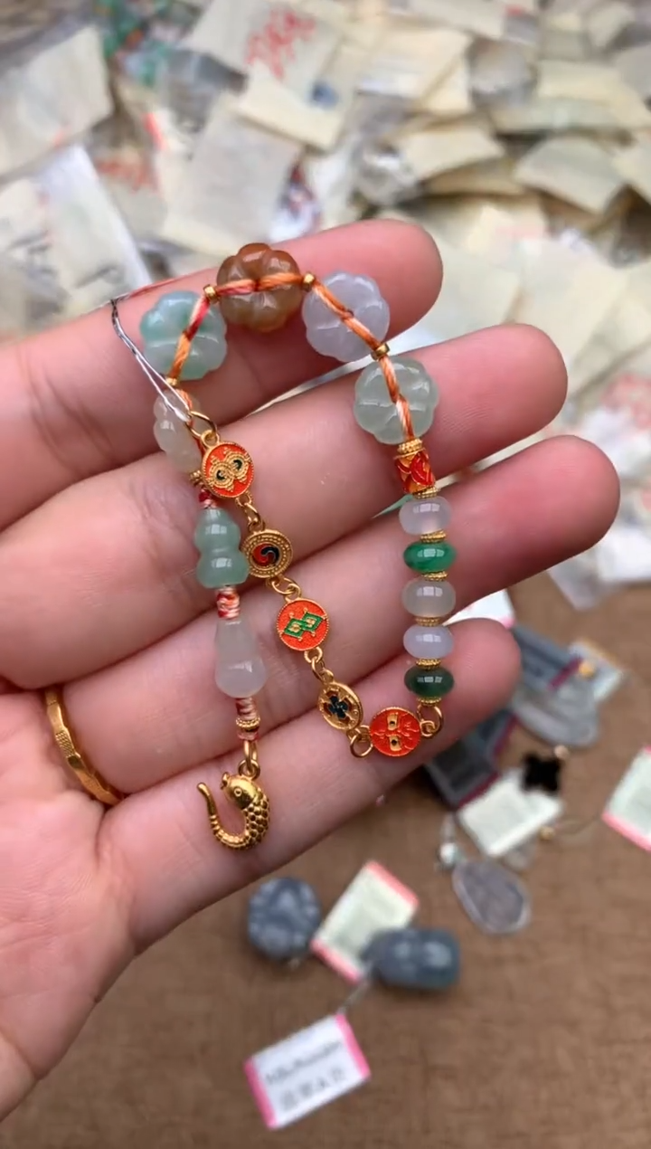 银S925镶嵌挂件翡翠一