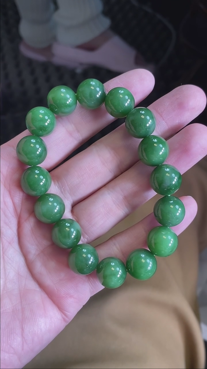 【闪购商品】定制和田玉串未镶嵌13785号