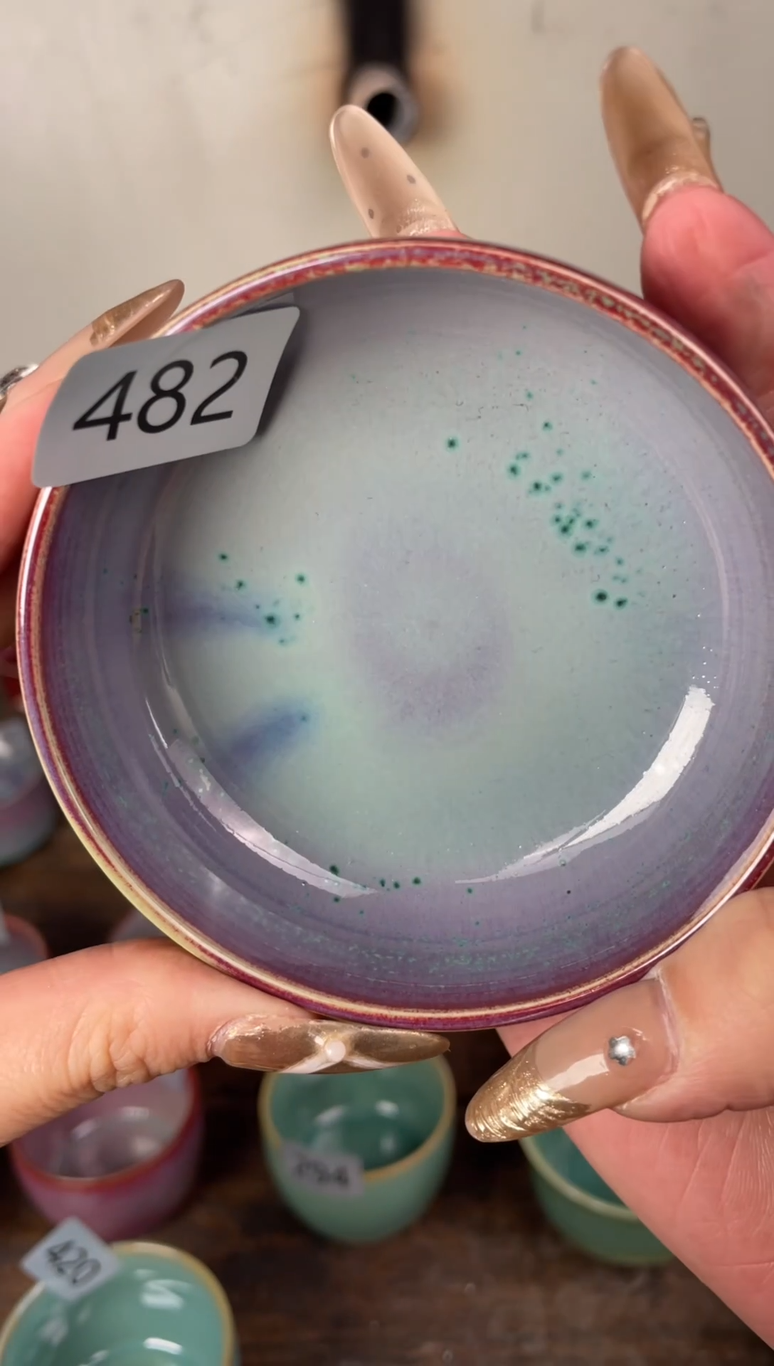 【闪购商品】摆件钧瓷手工茶器窑变