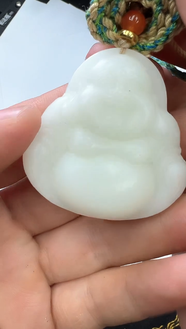 【闪购商品】和田玉颈饰未镶嵌羊脂白佛公吊坠