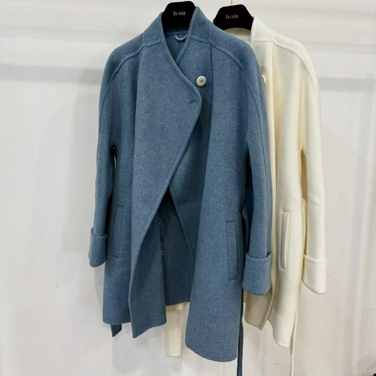 【梦之境】羊毛+绒时尚简约中长款大衣外套