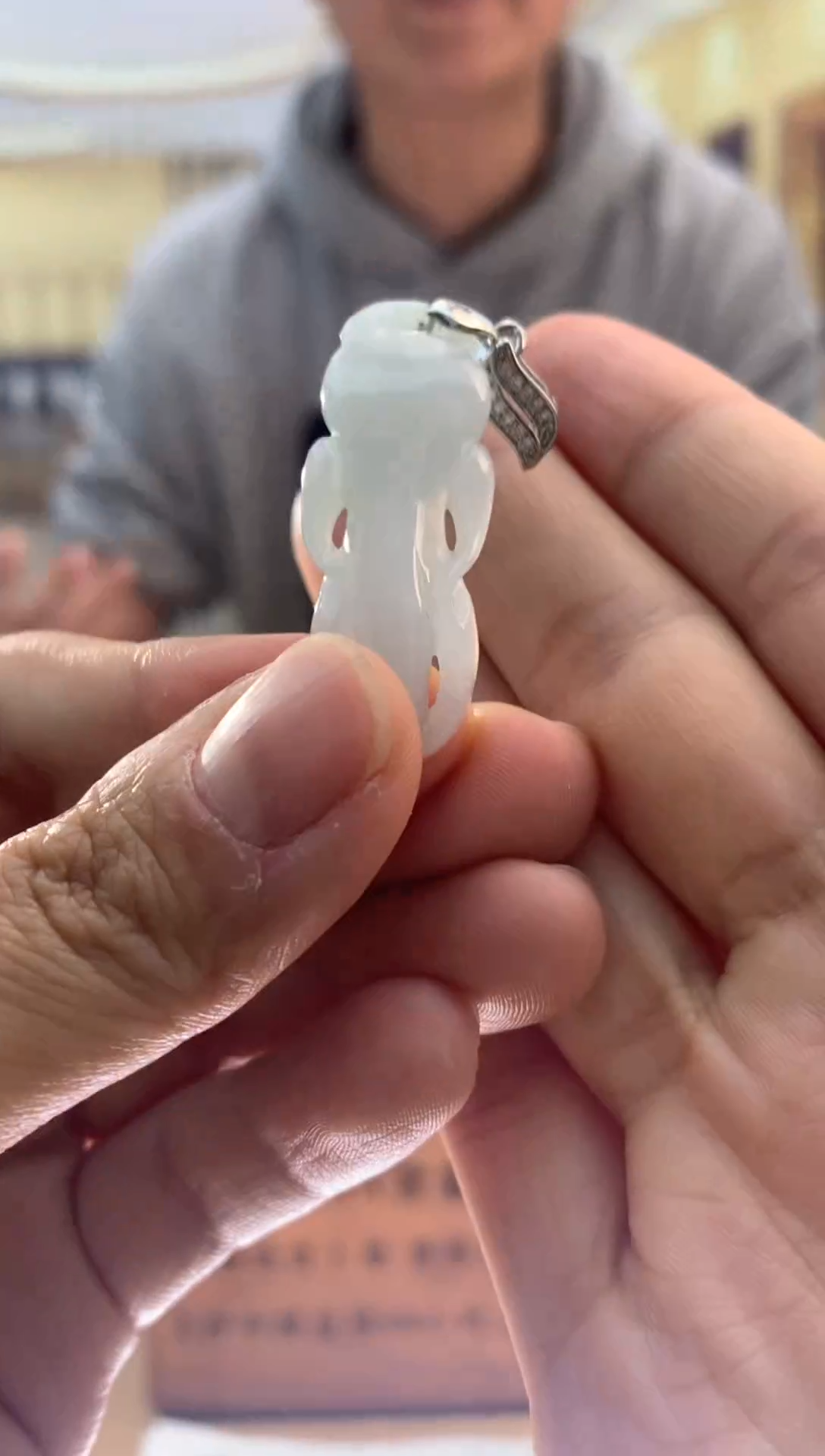 颈饰未镶嵌翡翠时***仓翡翠挂件 多样性发一件